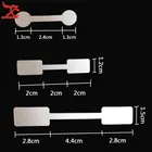 Оптовая продажа, 50 шт100 шт, портативная пустая бумажная бирка для ювелирных изделий, белая бирка для гантелей, прямоугольная Самостоятельная наклейка, этикетка, инструмент, кольцо, ювелирные изделия, бирки