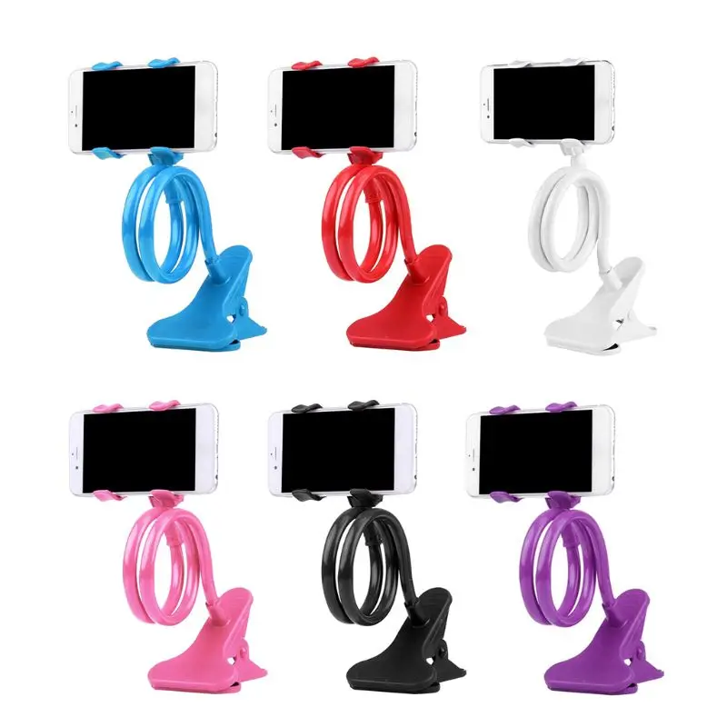 

Mobile Lazy Bracket Two Clamp Flexible Phone Stand Holder for Cellphone Support