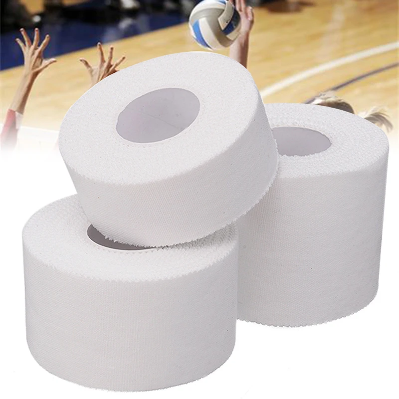 

10M 50/38/25mm Cotton White Medical Premium Adhesive Tape Sport Binding Physio Muscle Elastic Bandage Strain Injury Support