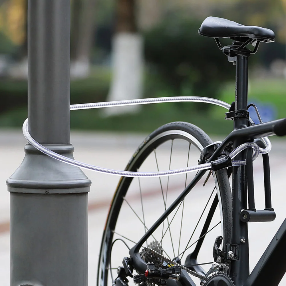 

Bicycle Lock Wire 12mm 1.2m Cycling Strong Steel Cable Lock MTB Road Bike Lock Rope Anti-theft Security Safety Bicycle Accessory