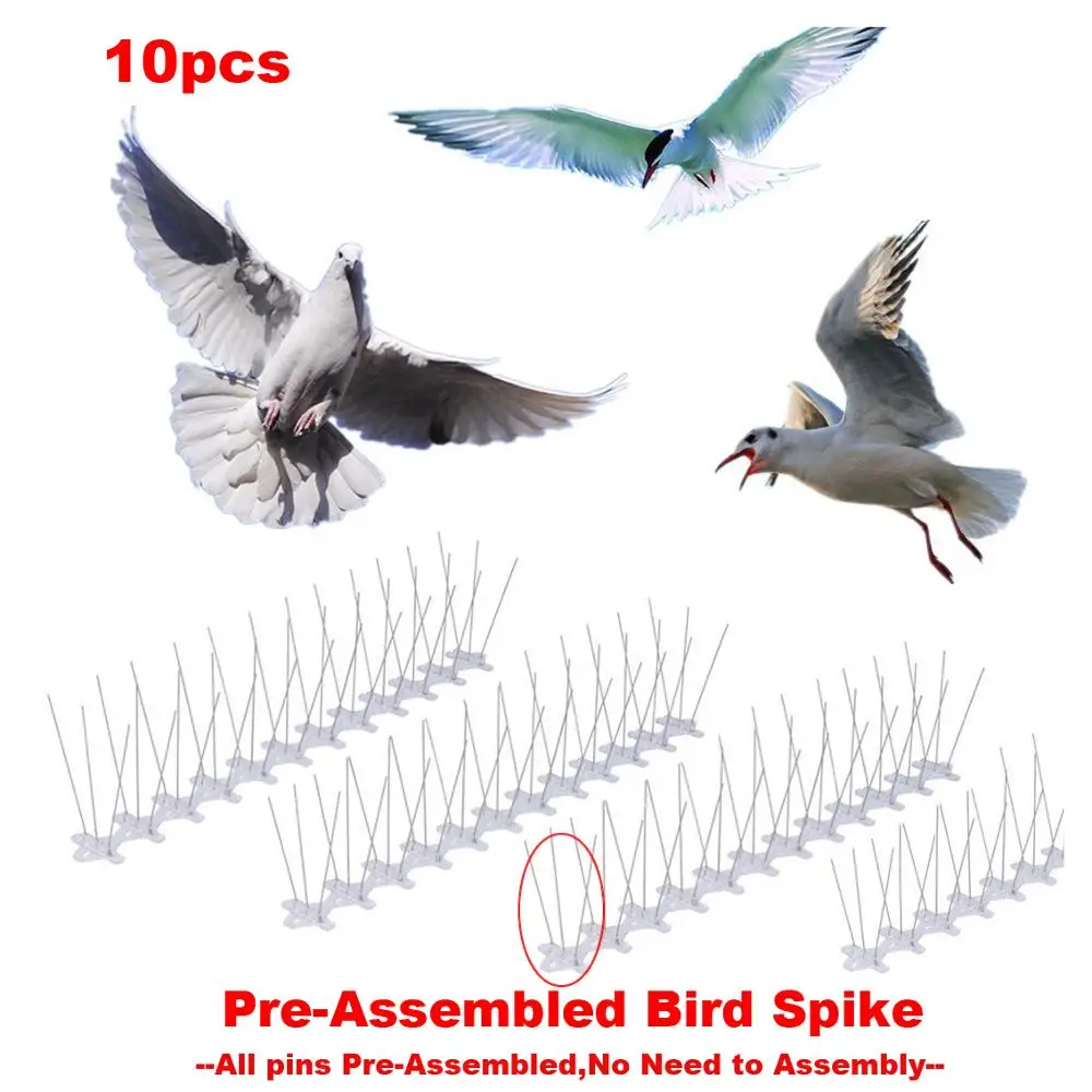 Предварительно собранные шипы для птиц прочный Репеллент голубей отличное