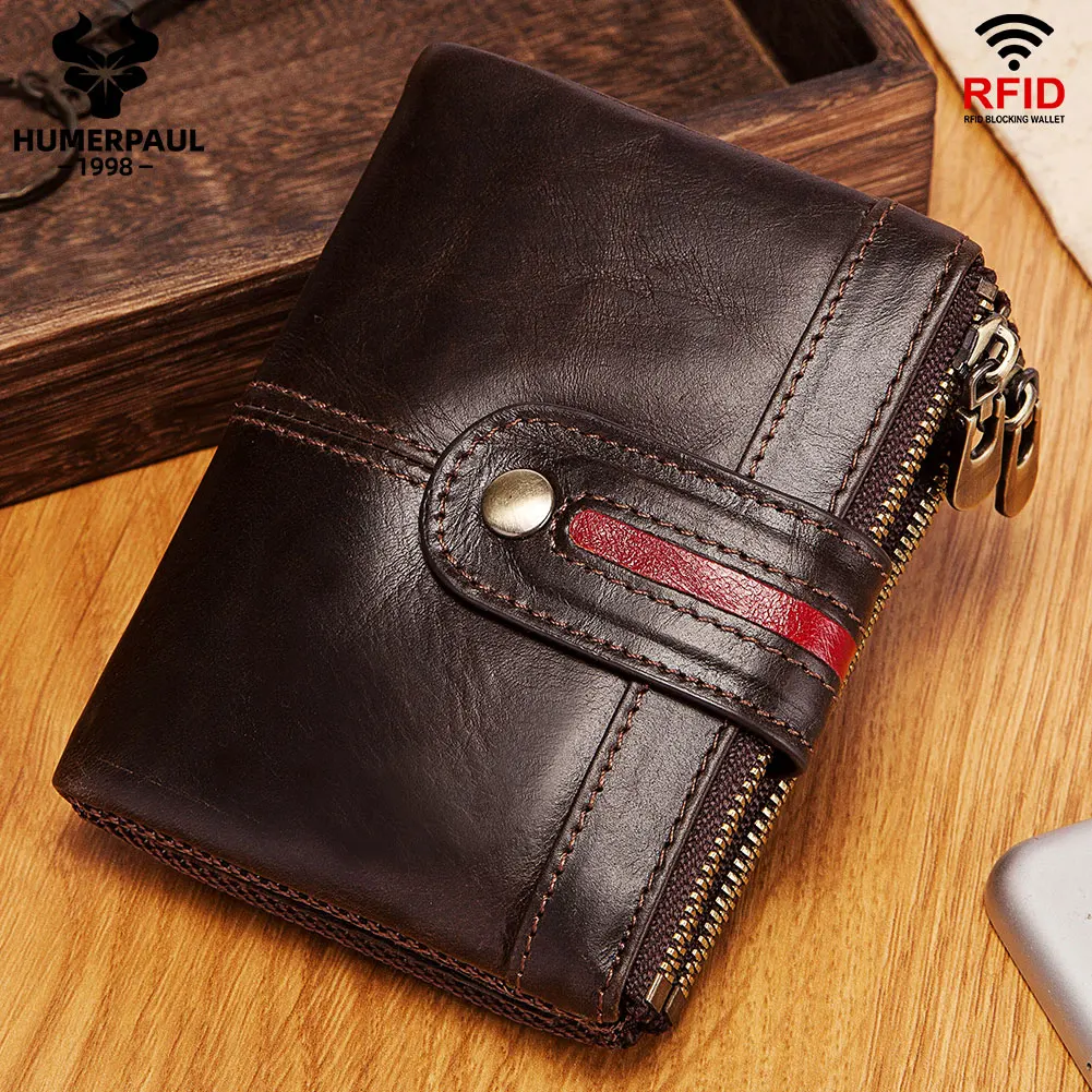 

2022 Men Wallets Fashion Short Designer Zipper Card Holder Man Leather Purse Luxury Brand Coin Pocket High Quality Male Pocket