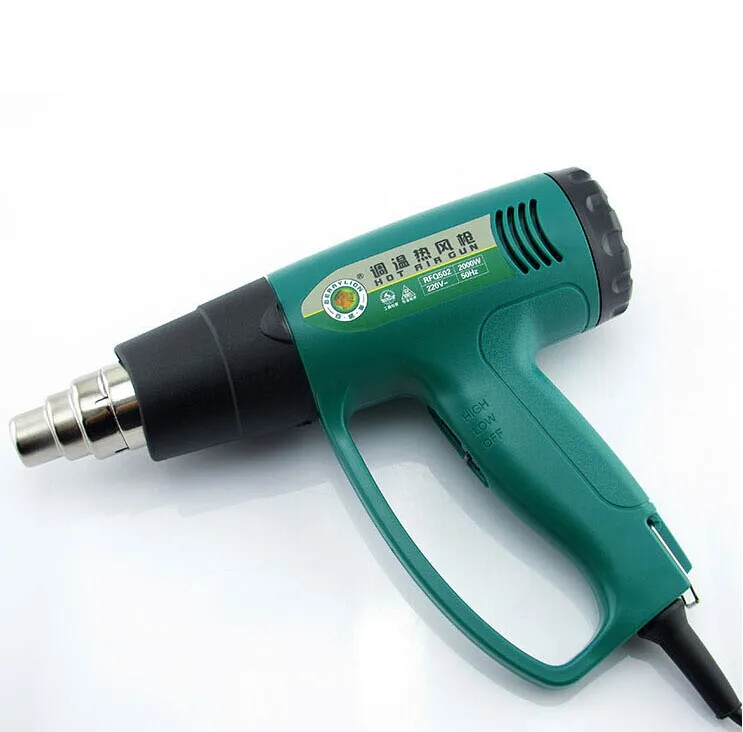 1600 Вт Электрический пистолет горячего воздуха автомобильный обертывание