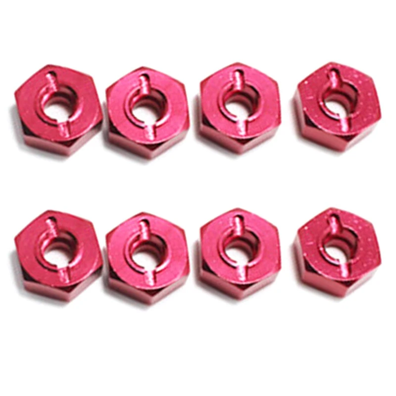 

8X for Wltoys 144001 1/14 RC Car Spare Parts Metal Combiner,Red