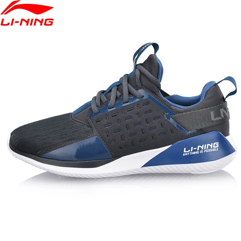 Li-Ning/Мужская цветная обувь для пробежки на подушке светильник с дышащей