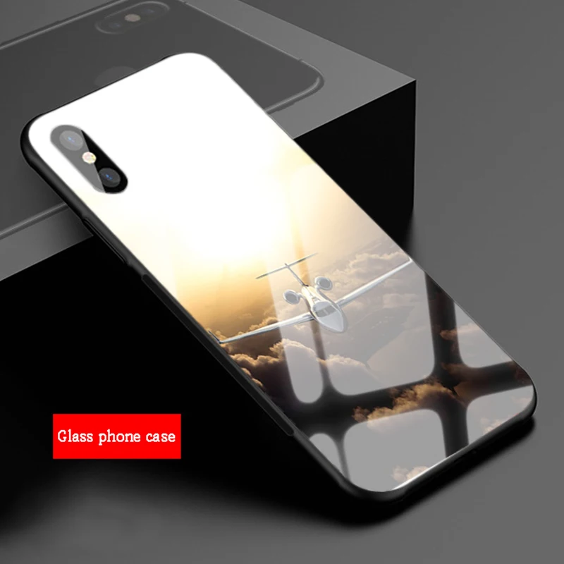 Чехол для телефона из закаленного стекла iphone 13 12 11 Pro Max 5 6 7 8 PLUS X XS XR XSMax | Мобильные