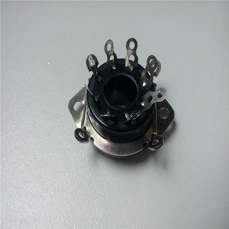 Розетка бакелитовая для подседельной трубы цвет черный Φ 8 Pin серебристая розетка