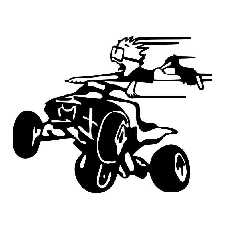 17*13 4 см Quad наклейка atv off road 4x4 веселый автомобиль окно бампер Новинка дрейф JDM