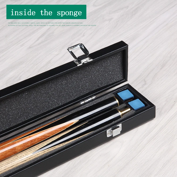 Акция низкая цена кожаный деревянный чехол для бильярдного кия 3/4 шт. с 1 валом и