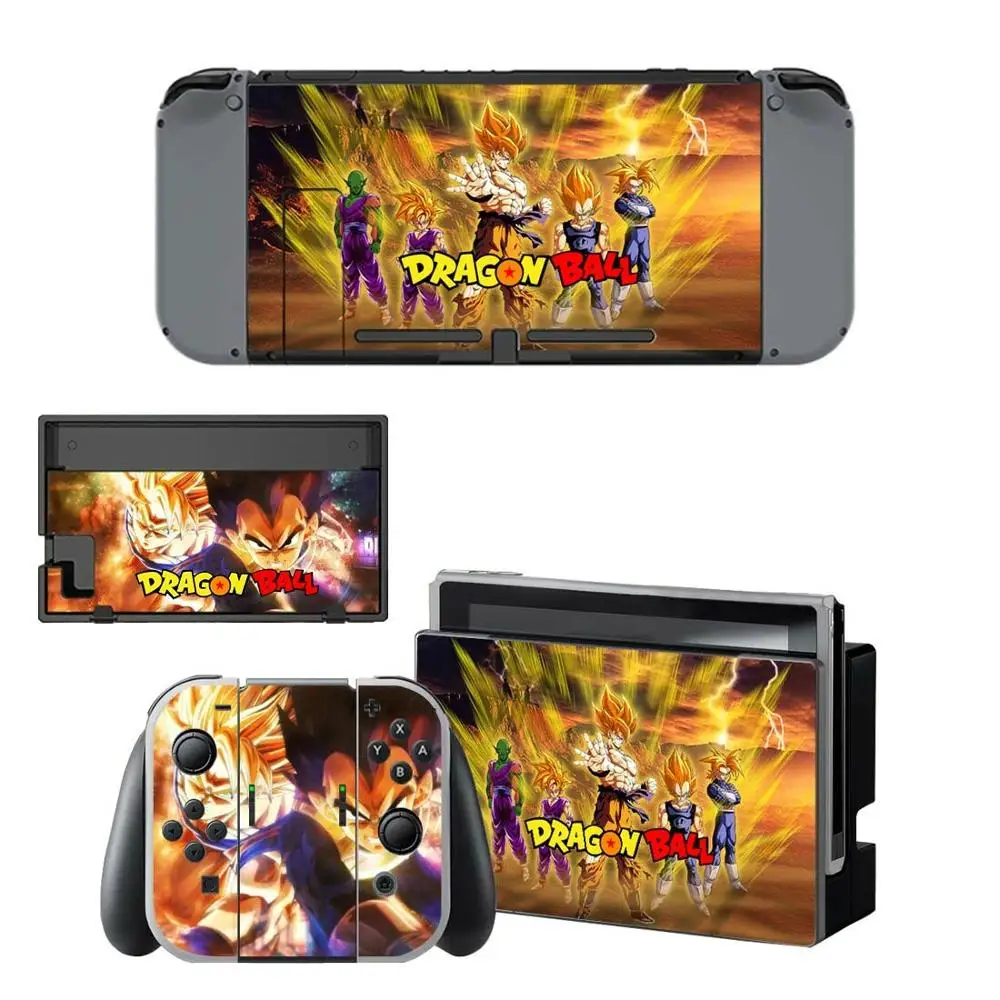 Наклейки для nintendo switch из кожи Dragon Ball Z Goku shand, наклейки для переключателей, наклейка для консоли nintendo Switch, контроллер Joy-con - Цвет: YSNS0496
