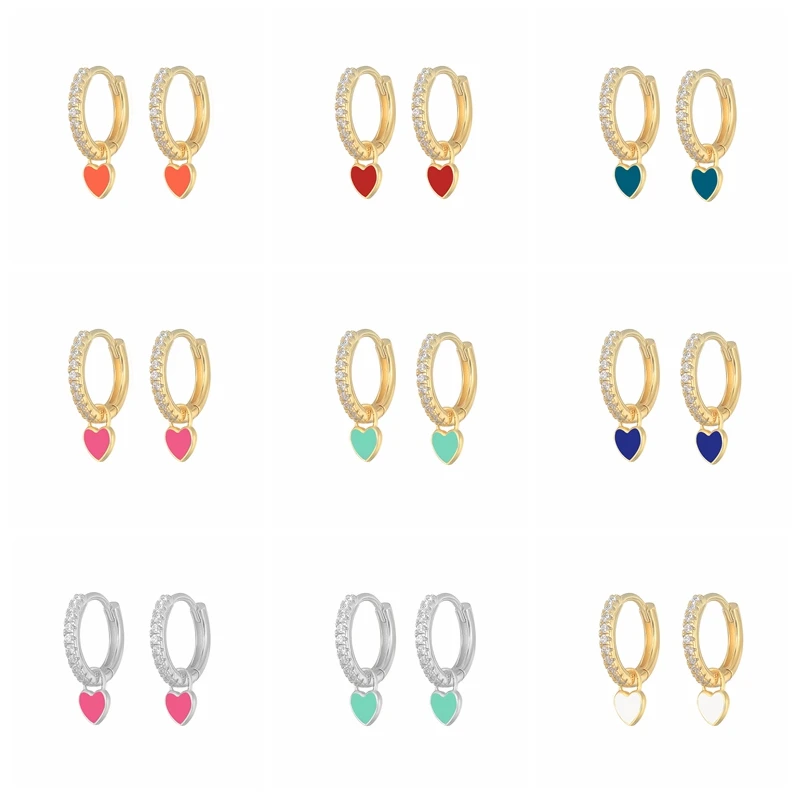 

Женские винтажные серьги CANNER 2021, эмалированные серьги-кольца