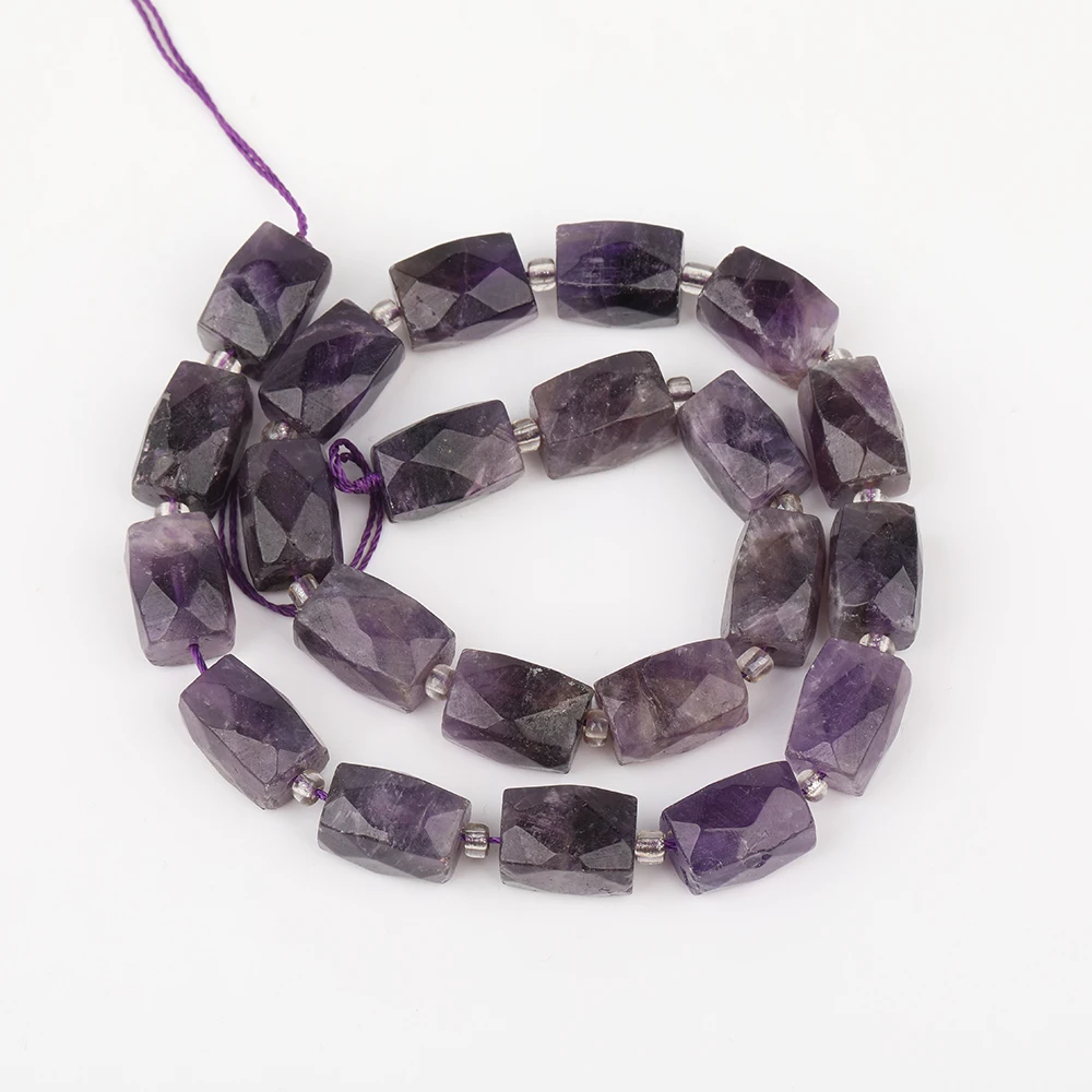 12х16 мм натуральный аметист Кварцевый Кристалл свободные бусины ювелирные