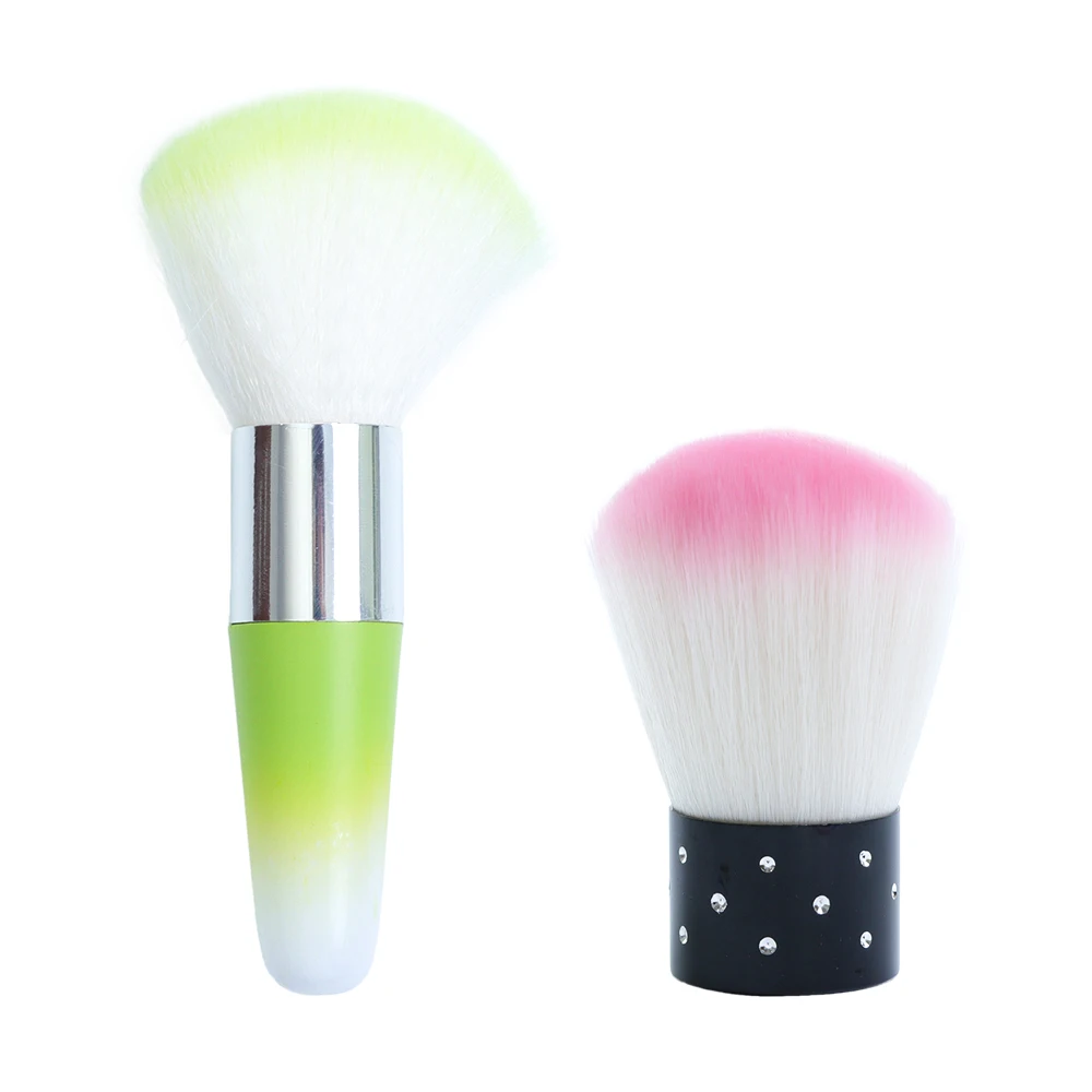 

6 Types Nail Art Brush Clean Remove Dust Powder Plastic Cleaner for Acrylic UV Gel Nails Manicure Accessory