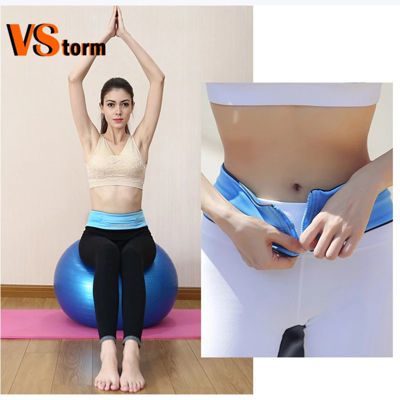 

Women Invisible Running Waist Bag Belt Lightweight Marathon Yoga Fitness Waist Belt Pack 7 inch Mobile Phone Sports Fanny Bags