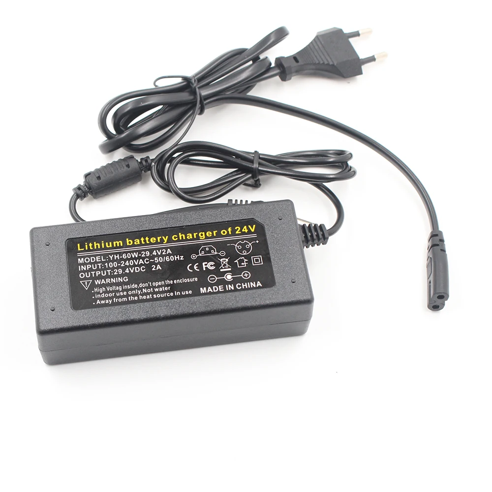 

29V2A 7 Series 18650 Lithium Battery Charger 29.4V 2A Charger 24 V Standard Battery Pack Charger Electric Bike / 10pcs