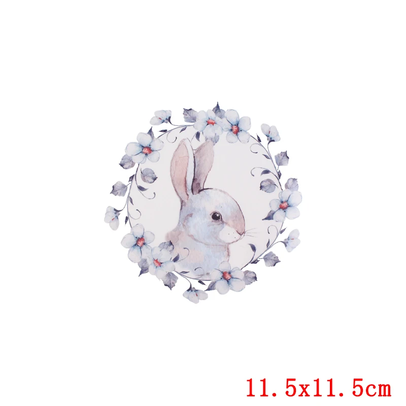 Пластырь с мультяшными животными кошка собака наклейка на одежду кролик птица