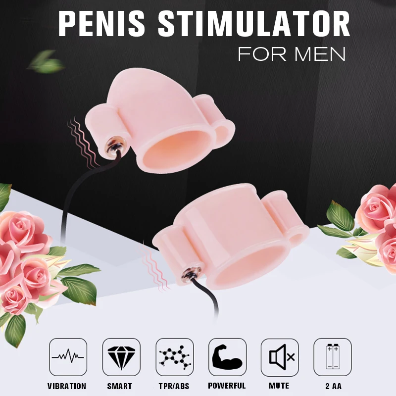 Вибрирующие яйца с гибкими колпачками Мужской мастурбатор мини вибратор пуля