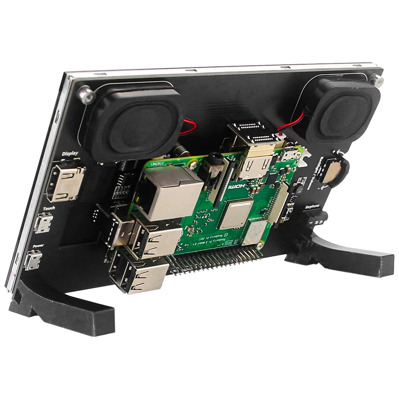 Емкостный ЖК-дисплей 7-дюймовый сенсорный экран Raspberry Pi 4 Model B 1024x600 IPS с динамиком