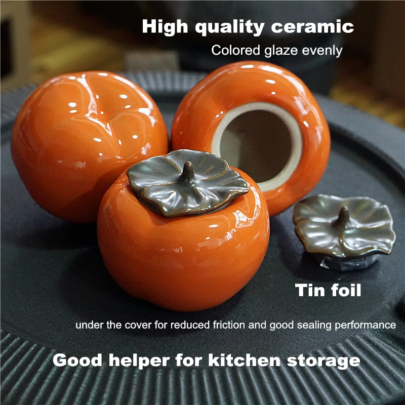 Творческие керамика для хранения горшок кувшин специй сахар чай контейнер