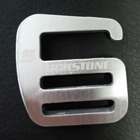 4 шт. 1 дюйм. G Крючки наружные лямки пряжки для ремня 25 мм красный + серебристый