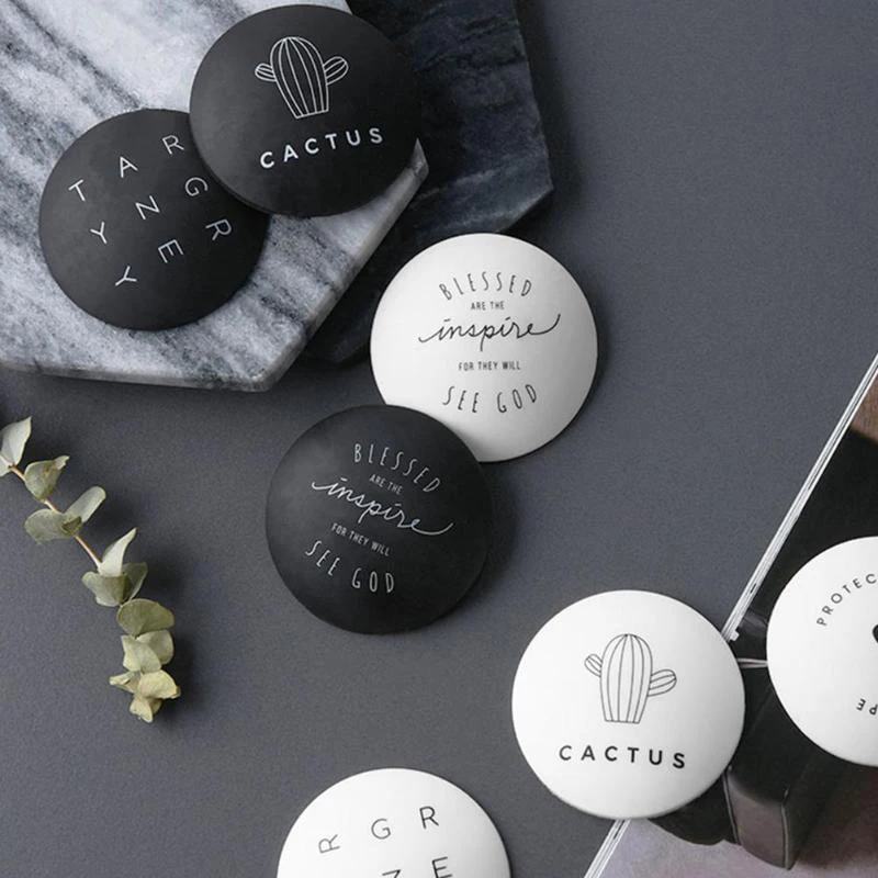

Round Silicone Door Handle Bumpers Self-adhesive Punch-free Wall Protector Pads Household Anti-collision Door Stoppers