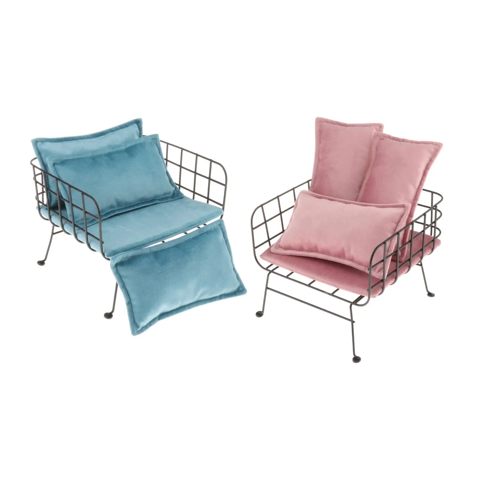 

1:6 Sofa Miniature Miniature Furniture Ornaments for 12Inch TV Movie Figures