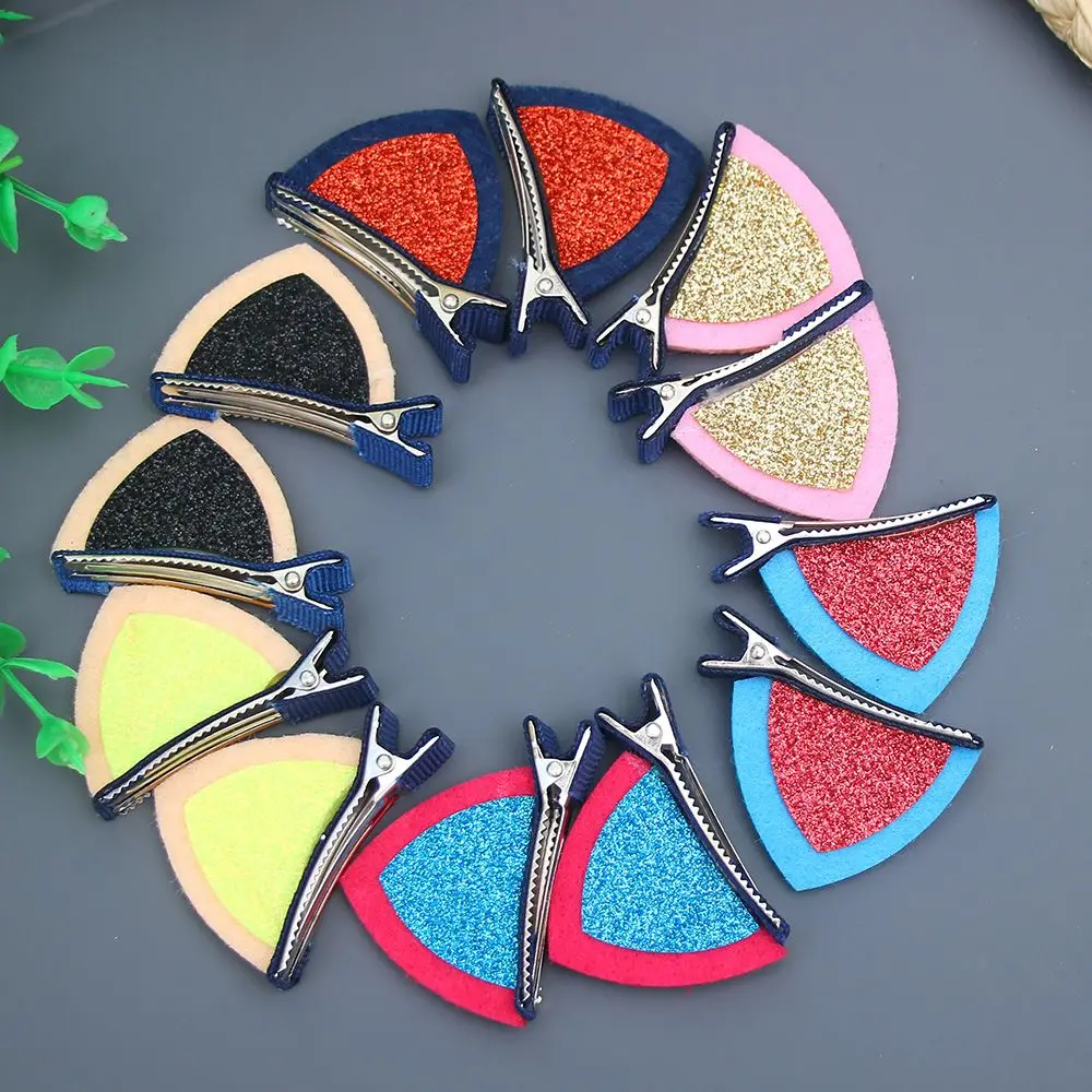 1 пара зажимов милые кошачьи ушки заколки для волос Детские украшения аксессуары