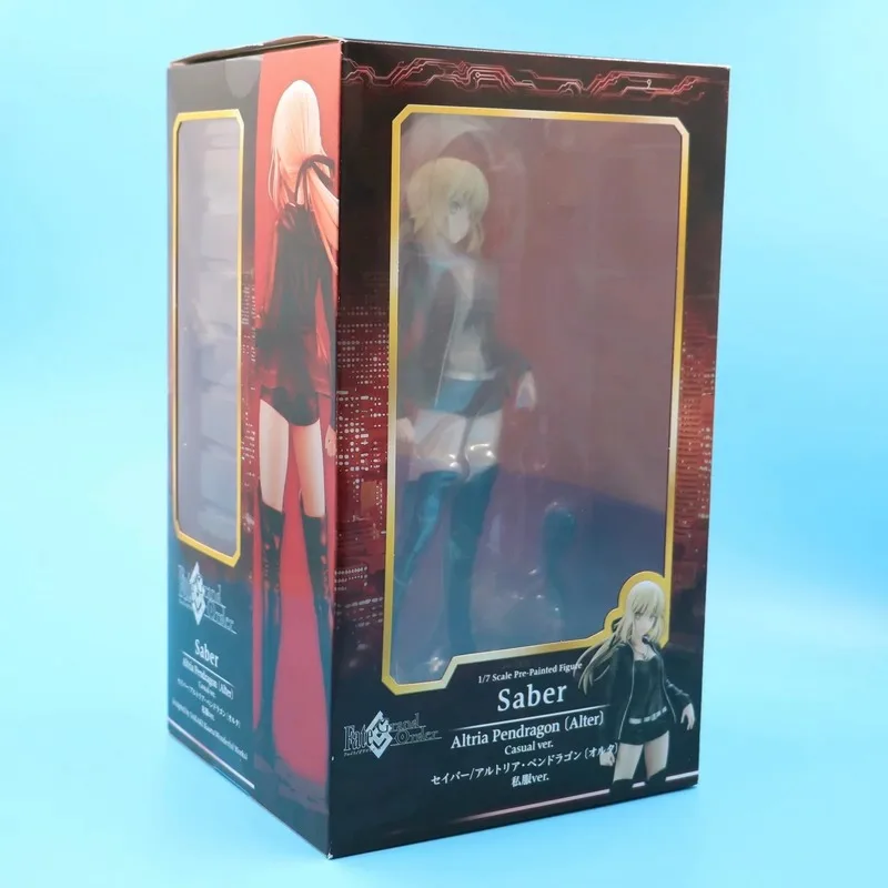 

24cm Saber Figurine Anime Fate Stay Night Figure Altria Pendragon Action Figures PVC Collection Model Toys Gifts