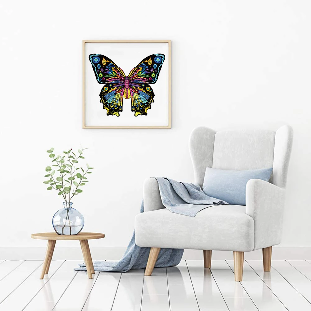 

3D Wooden Puzzle Jigsaw Butterfly Dance DIY Manual Assembly Kids Educational Wooden Toys Children Gifts Home Decor