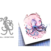 octopus fish metal cutting dies for scrapbooking diy paperphoto cards new design cutdies craft cutter