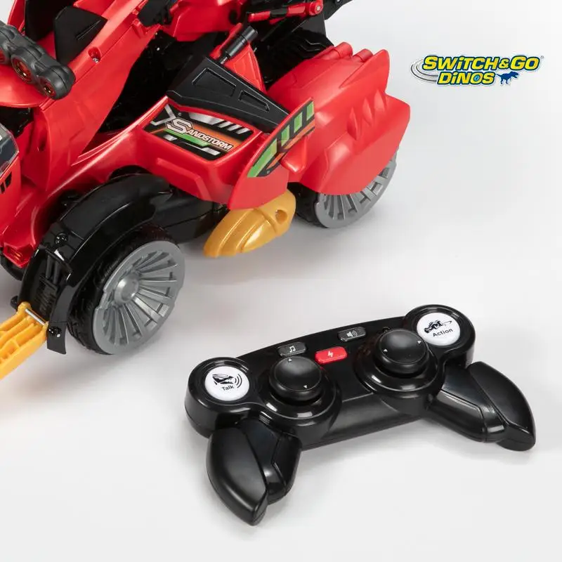 Vtech Switch & Go Dinos Sandstorm The Stegosaurus с пультом дистанционного управления