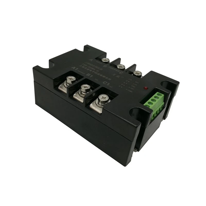 

Load voltage 380VAC Tsr-100wa-h three-phase AC voltage regulating module silicon controlled phase-shifting voltage regulator