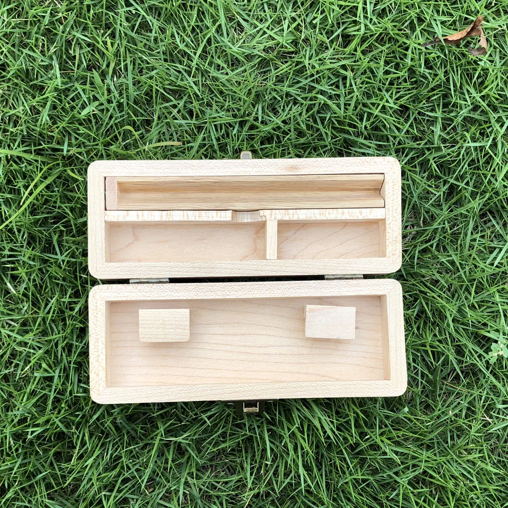 Деревянная коробка для хранения с поддоном натуральные ручной работы деревянные