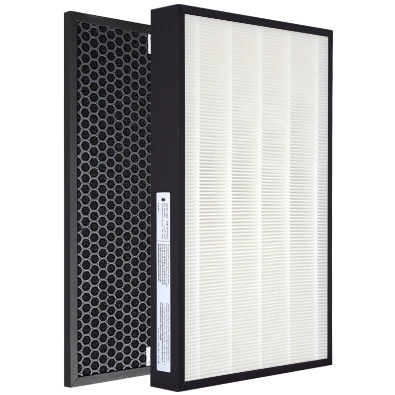 Фильтр очистителя воздуха, активированный Hepa, 435*260 мм, 1 комплект (2 шт.), карбоновый, подходит для очистителя воздуха Panasonic F-VXG70C, F-ZXGP70C, F-VXF70R