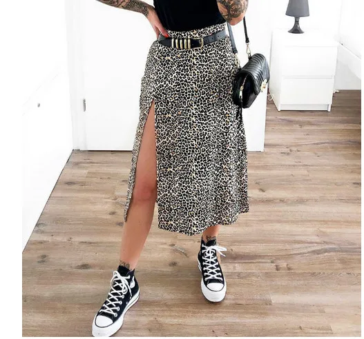 Популярная Летняя Сексуальная Женская юбка с высокой талией модные облегающие