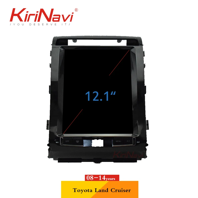 Автомагнитола Kirinavi 12 1 дюйма Android 10 0 для Toyota Land Cruiser автомобильный DVD