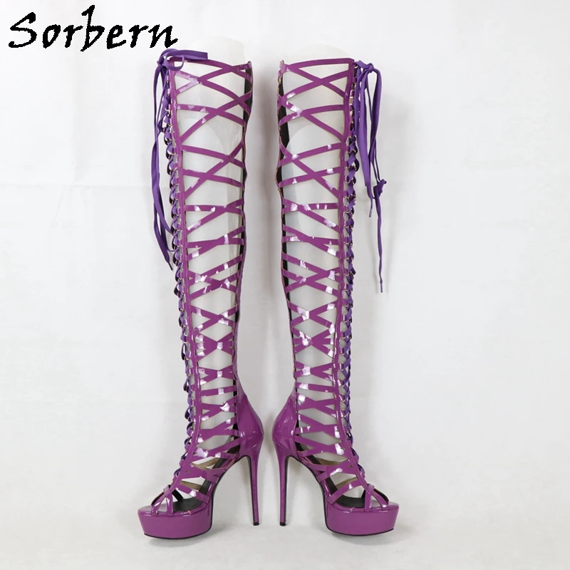 Sorbern/модные босоножки на танкетке и высоком каблуке Летняя обувь платформе