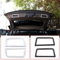 car rear trunk tail door handle frame cover trim silver abs chrome for land rover range rover evoque l551 2020 car accessories