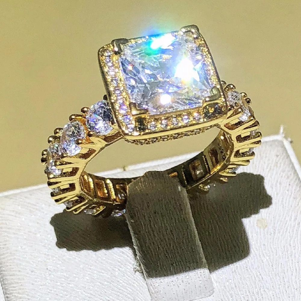 Настоящее Твердое Серебро 925 пробы обручальные кольца ювелирные изделия для