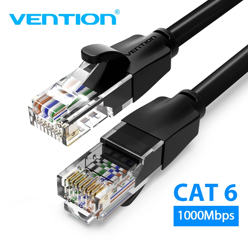 

Vention Ethernet Cable Cat6 Lan Cable UTP CAT 6 RJ 45 Network Cable 1m/2m/3m/5m Patch Cord for Laptop Router RJ45 Network Cable