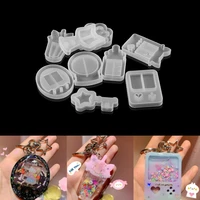 clear quicksand cat paw game console uv epoxy resin molds casting shaker quicksand oil for diy jewelry making silicone