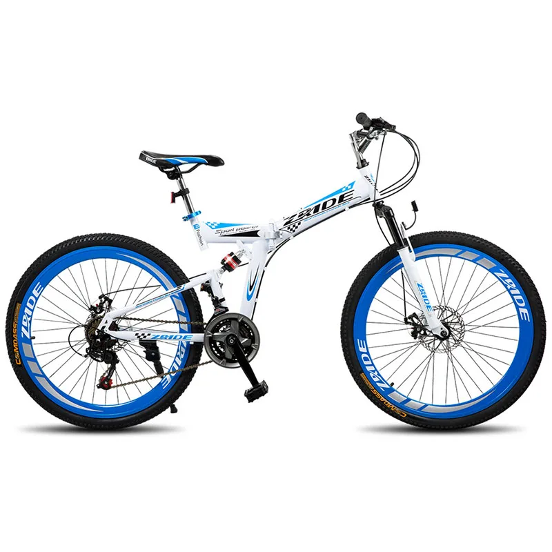 Verkaufen Mountainbike 24 Zoll 21/24/27/30 Speed Faltung Mountainbike Doppel Disc Bremse 2019 Neue Geeignet Für Erwachsene