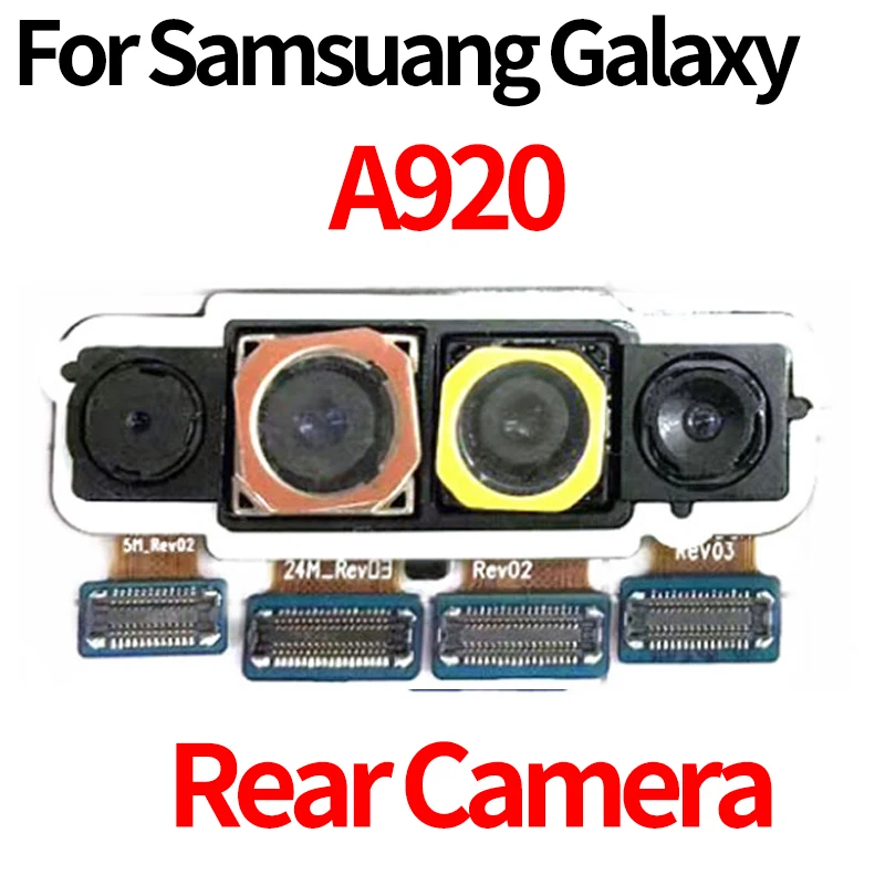 

For Samsung Galaxy A9 2018 A9s A9S SM-A920F A920 A920F Rear Back Front Camera Module Big Small Camera Module Flex Cable