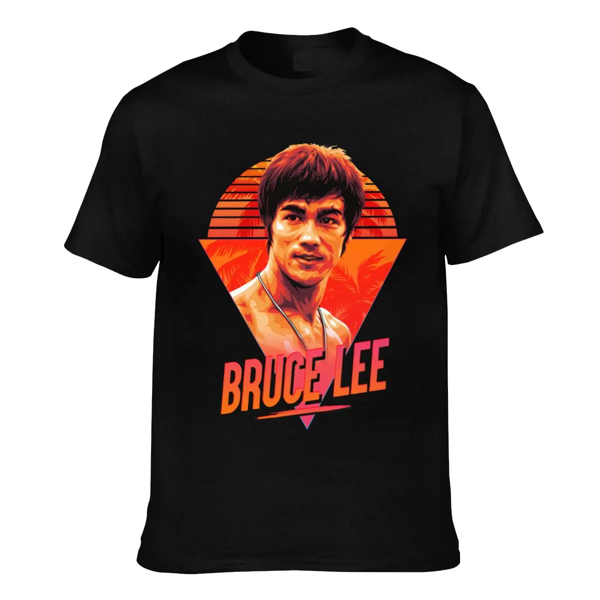 

Bruce Lee Celebrity T Shirt Film Actor Beach 100 Percent Cotton T-Shirt Short Sleeves Graphic Tee Shirt Mens