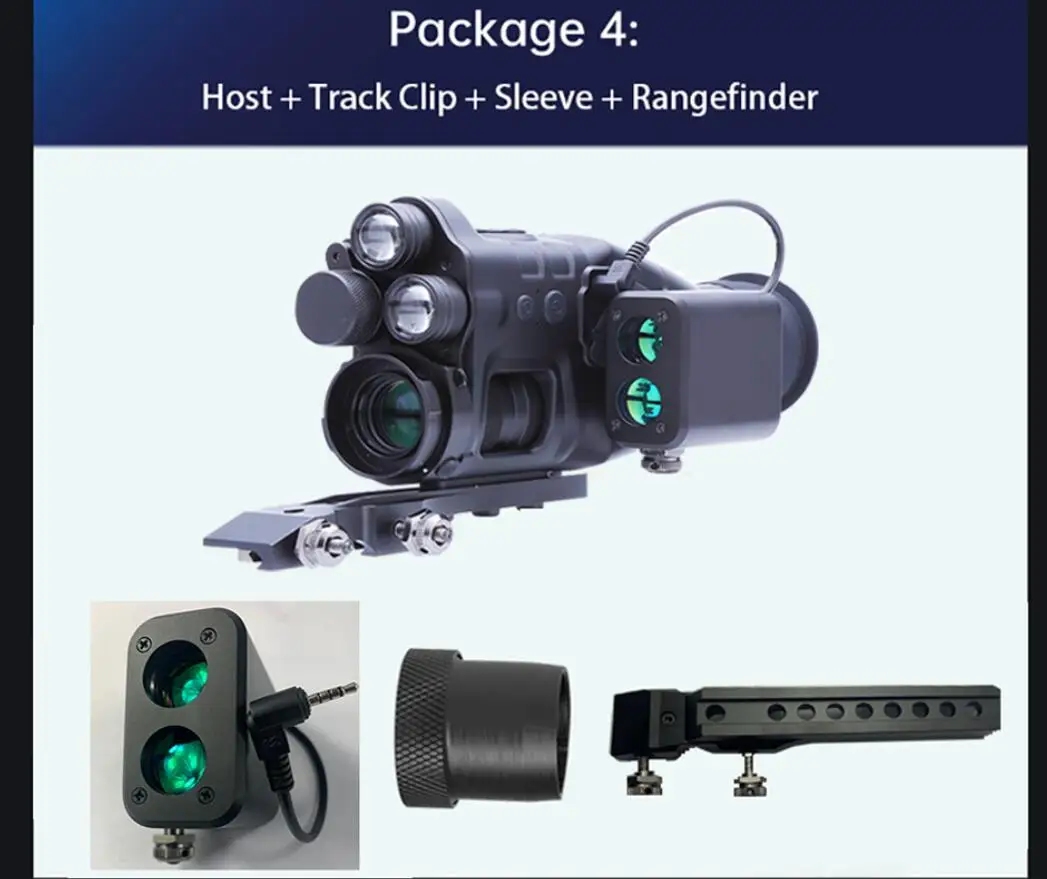 Новинка цифровой прицел ночного видения с двумя налогами охотничий дальномер
