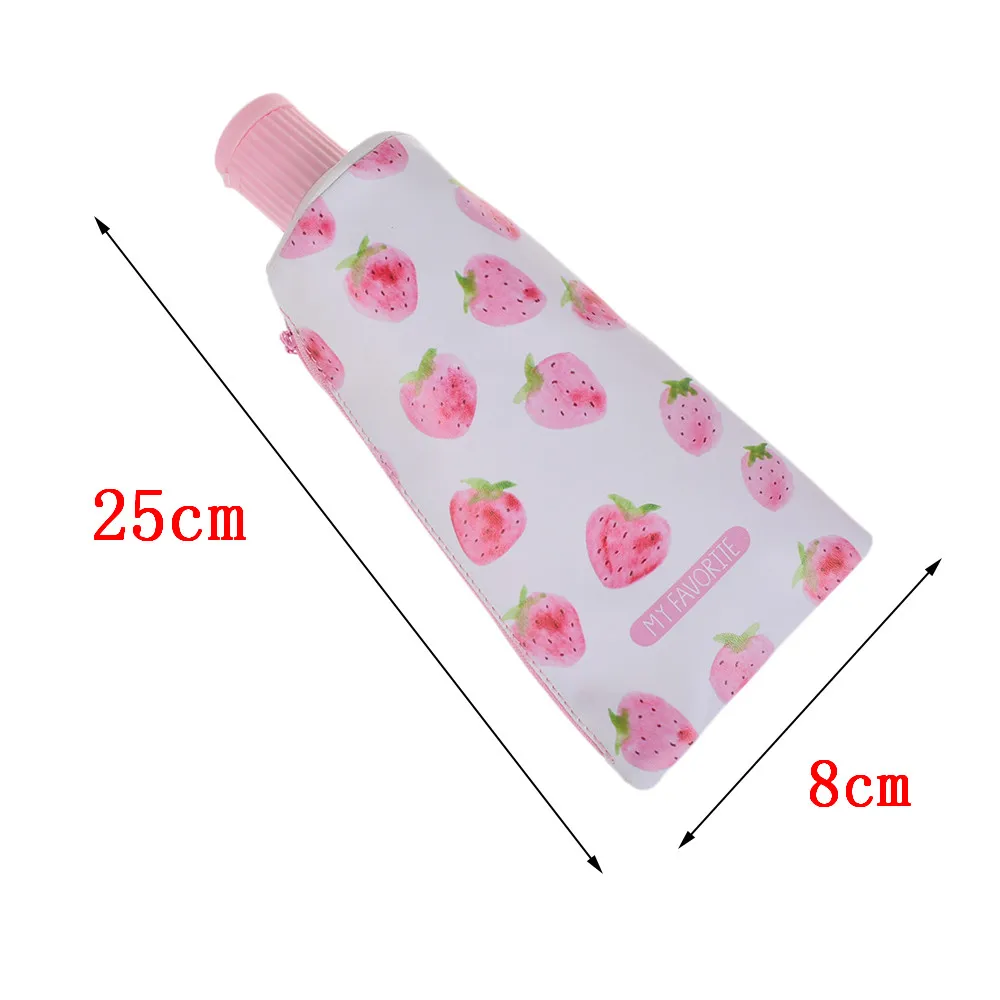 Чехол для карандашей и точилки зубная паста с ароматом клубники цветов 1 шт |