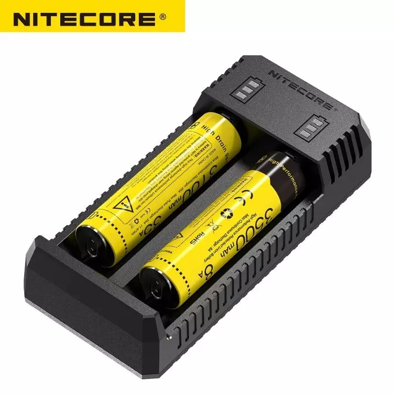 NITECORE UI2 Портативный USB Li Ion Батарея Зарядное устройство совместимо с 26650 20700 21700 18650