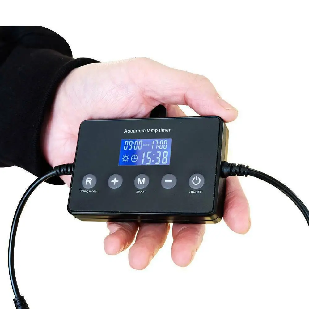 

Aquarium Light Controller 4 Modes Sunrise Sunset Aquarium Dimmer LED Light For Fish Tank Lamp Timer Adjust Brightness Modulator
