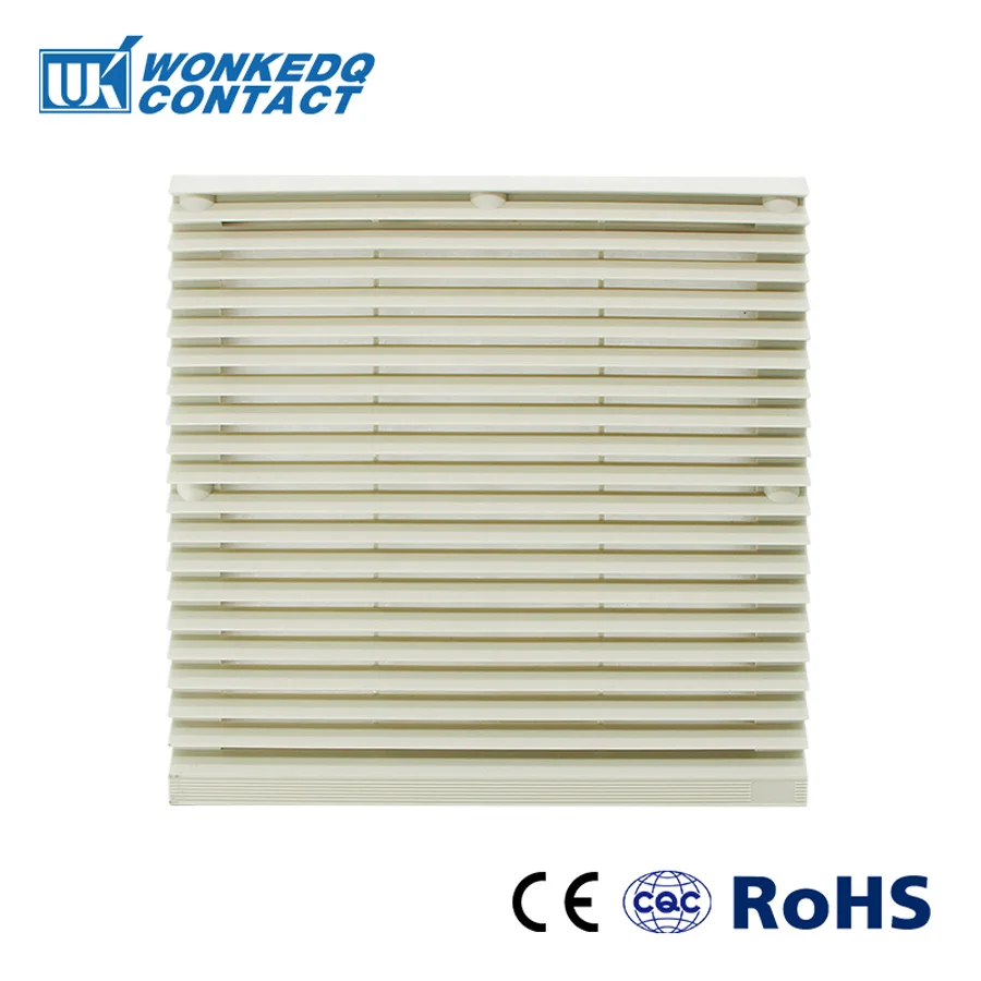3325-300 Cooling Cabinet Ventilation Filter Set Shutters Cover  Fan Grille Louvers Blower Exhaust Fan Filter Panel Without Fan