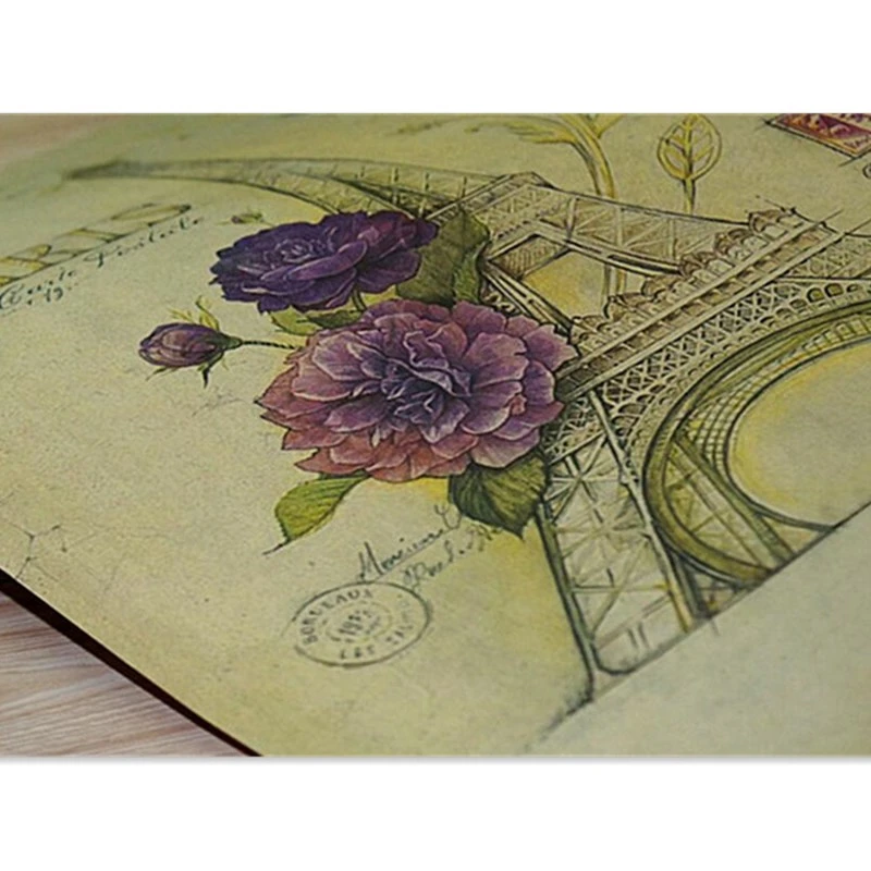 Креативная классическая винтажная бабочка париж эйфелева кровь картина для